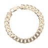 9ct Yellow Gold Curb Bracelet 8"
