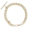 9ct Yellow Gold Albert T-Bar Bracelet 8"