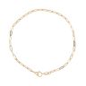 9ct Yellow Gold Paper Chain Bracelet 7.5"
