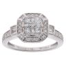 Vera Wang 18ct White Gold 0.80ct Diamond Vera Wang Cluster Ring