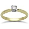 18ct Yellow Gold 0.25ct Diamond Solitaire Ring