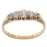 18ct Yellow Gold 0.50ct Brilliant Cut Diamond Five Stone Ring