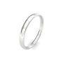 9ct White Gold 2.5mm Slight Court Wedding Band