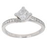 18ct White Gold 0.85ct Brilliant Cut Diamond Solitaire Ring