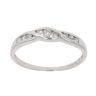 9ct White Gold 0.33ct Diamond Fancy Ring