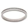 9ct White Gold 0.10ct Diamond Half Eternity Ring