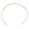 9ct Yellow Gold Plain Torque Bangle