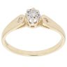 9ct Yellow Gold 0.05ct Diamond Solitaire Ring