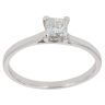 Platinum 0.50ct Princess Cut Diamond Solitaire Ring