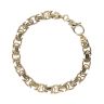 9ct Yellow Gold Byzantine Bracelet 8.5"