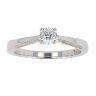 18ct White Gold 0.40cts Diamond Solitaire Ring