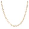 9ct Yellow Gold Double Curb Chain 18"
