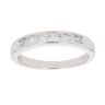 18ct White Gold 0.35ct Brilliant Cut Diamond Half Eternity Ring