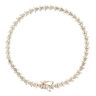 9ct Yellow Gold 2.00ct Brilliant Cut Diamond Bracelet 7.5"