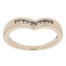 9ct Yellow Gold 0.15ct Diamond Wishbone Ring