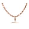 9ct Rose Gold Albert T-Bar Chain 24"