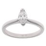 Platinum 0.50ct Marquise Cut Diamond Solitaire Ring