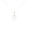 9ct Yellow Gold Created Opal Pendant And Chain 18"