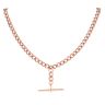 9ct Rose Gold Albert T-Bar Chain 20"