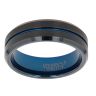 Unique & Co Tungsten and Black/Blue IP Plating