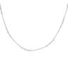 18ct White Gold Fancy Chain 18"