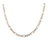 9ct Yellow Gold Figaro Chain 18"