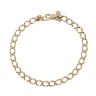 9ct Yellow Gold Curb Bracelet 7.5"
