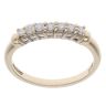 9ct Yellow Gold 0.20ct Diamond Half Eternity Ring