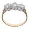 18ct Yellow Gold 0.70ct Brilliant Cut Diamond Trilogy Ring