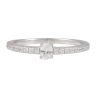 Sterling Silver Cubic Zirconia Stacking Ring