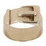 9ct Yellow Gold Patterned Buckle Ring