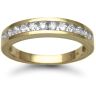 9 Carat Yellow Gold 50pts Channel Set Half Eternity Ring