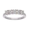 18ct White Gold 0.75ct Diamond Five Stone Ring