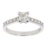 18ct White Gold 1.02ct Princess Cut Diamond Solitaire Ring by Anya Belle