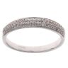 9ct White Gold 0.20ct Diamond Half Eternity Ring