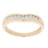 18ct Yellow Gold 0.31ct Diamond Wishbone Ring