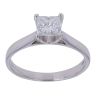 18ct White Gold 0.64ct Princess Cut Diamond Solitaire Ring