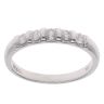 9ct White Gold 0.33ct Diamond Five Stone Ring