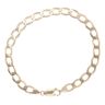 9ct Yellow Gold Curb Bracelet 8"