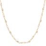 9ct Yellow Gold Bead And Twist Fancy Chain 26"