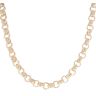 9ct Yellow Gold Patterned Belcher Chain 30"
