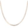 9ct Yellow Gold Square Curb Chain 20"