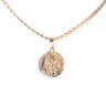 14ct Rose Gold Our Lady Pendant And Chain 22"