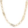 9ct Yellow Gold Greek Key Belcher Chain 28"
