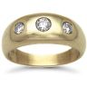 9ct Yellow Gold 0.50ct Diamond Signet Ring