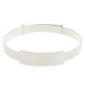 Silver Shell Expanding ID Bangle By Icesia