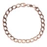 9ct Rose Gold Curb Chain 9.5"