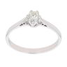 18ct White Gold 0.25ct Brilliant Cut Diamond Solitaire Ring