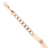 9ct Yellow Gold ID Curb Bracelet 8.5"