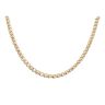 9ct Yellow Gold Rollerball Chain 18"